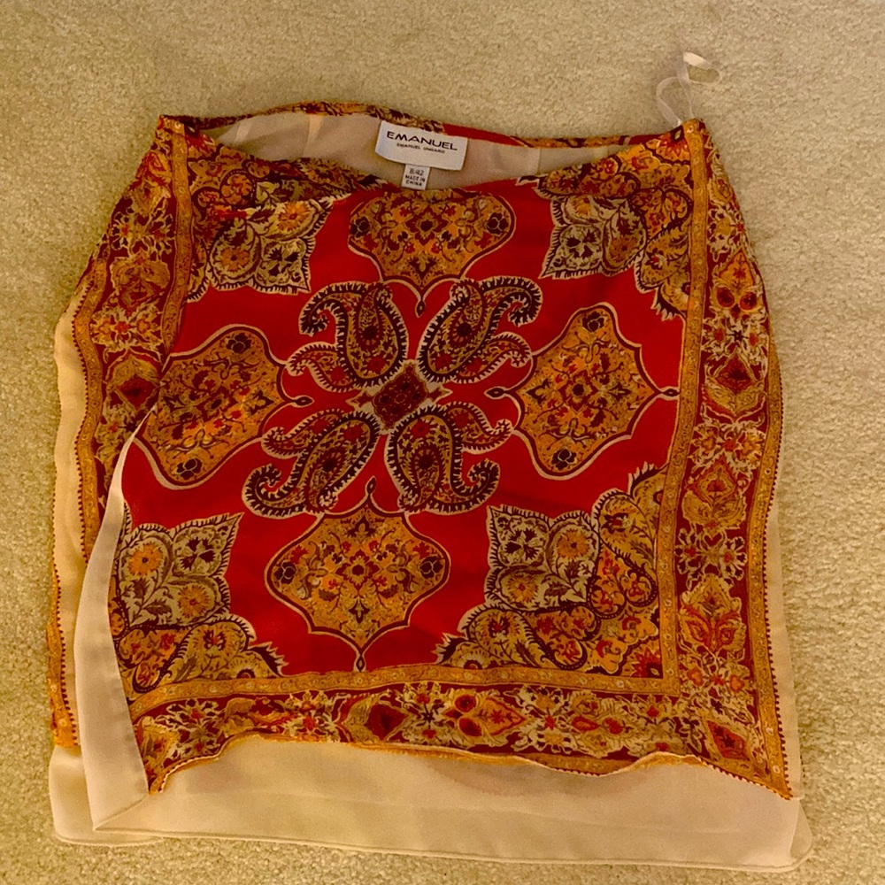 Emanuel ungaro LABEL wrap skirt